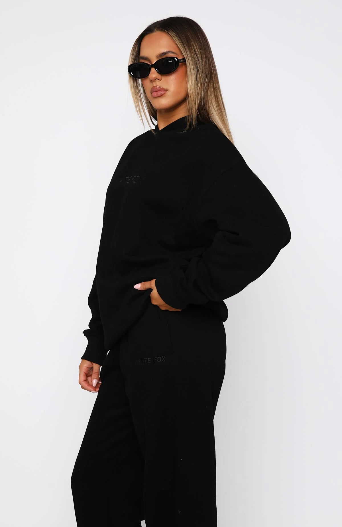 Stay Lifted Oversized Hoodie Black Stay Lifted Oversized Hoodie Black