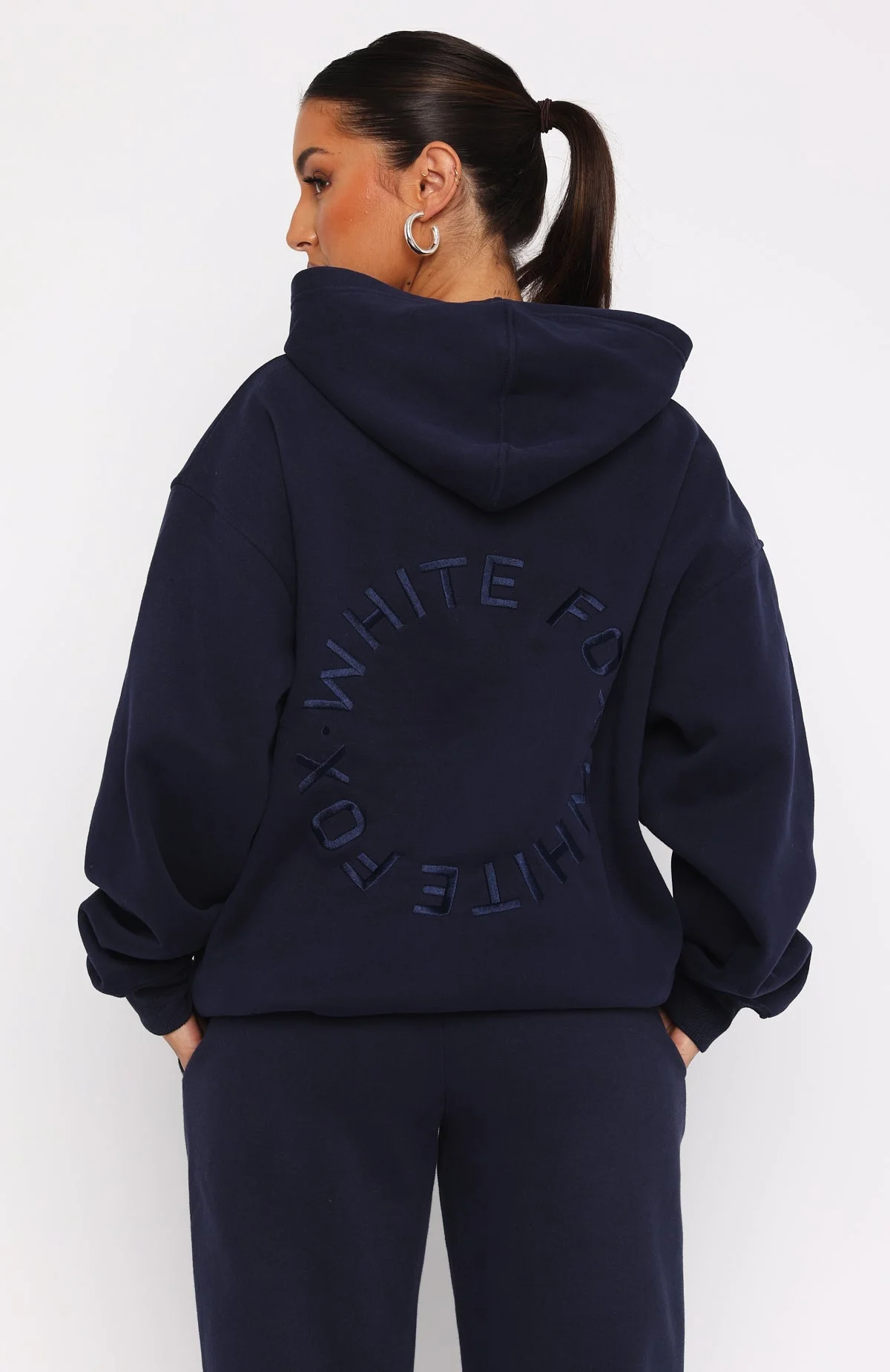 Stay Lifted Oversized Hoodie Navy Stay Lifted Oversized Hoodie Navy