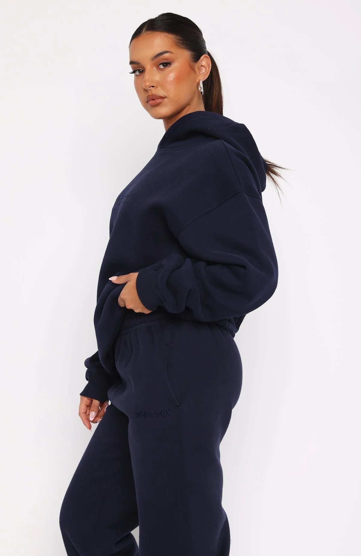 Stay Lifted Oversized Hoodie Navy Stay Lifted Oversized Hoodie Navy