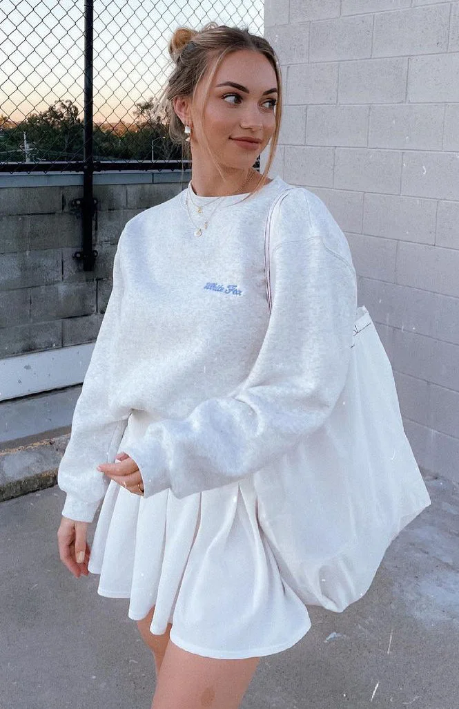 Steal Your Heart Oversized Sweater Grey Marle Steal Your Heart Oversized Sweater Grey Marle