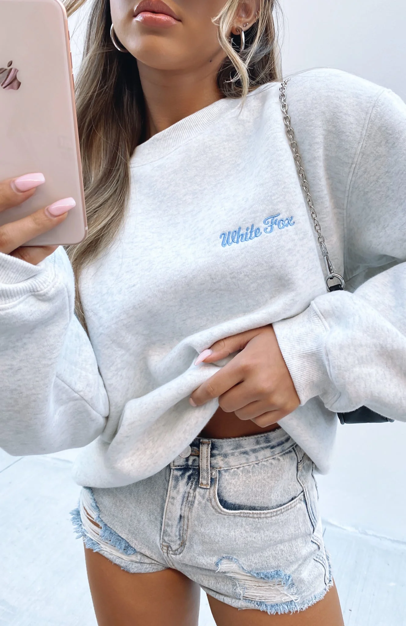 Steal Your Heart Oversized Sweater Grey Marle Steal Your Heart Oversized Sweater Grey Marle