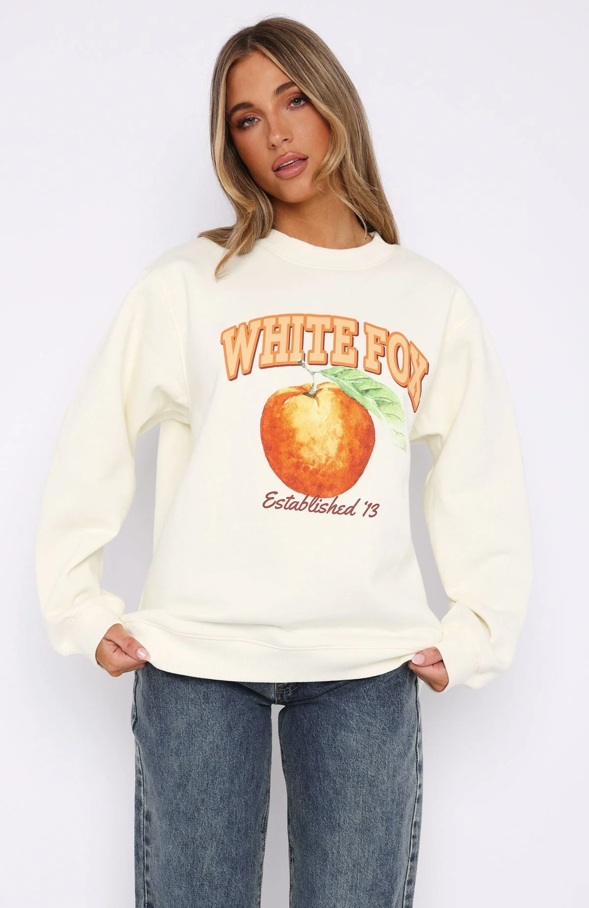Take Your Pick Oversized Sweater Off White Take Your Pick Oversized Sweater Off White
