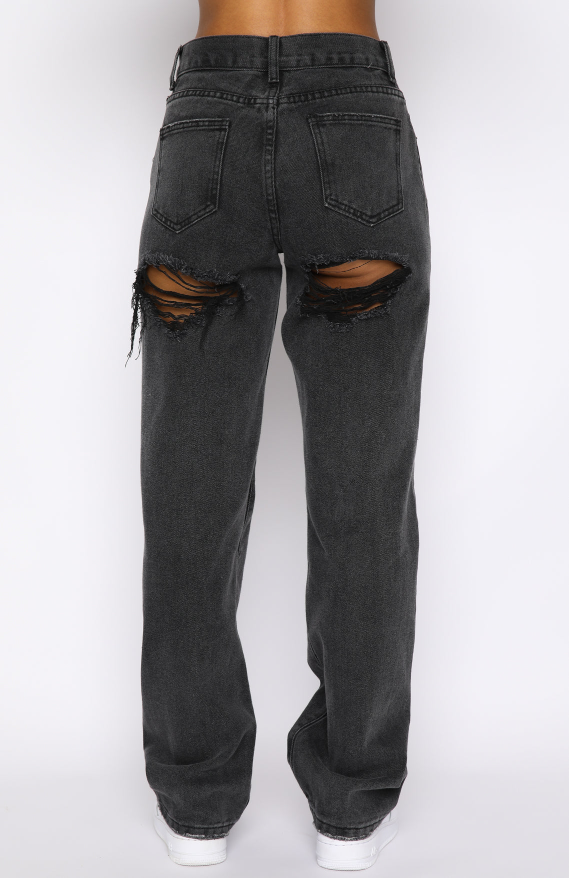 Taking A Trip Mid Rise Straight Leg Jeans Acid Black Taking A Trip Mid Rise Straight Leg Jeans Acid Black