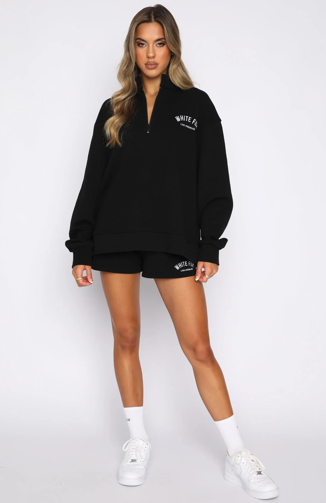 The Highest Demand Zip Front Sweater Black The Highest Demand Zip Front Sweater Black