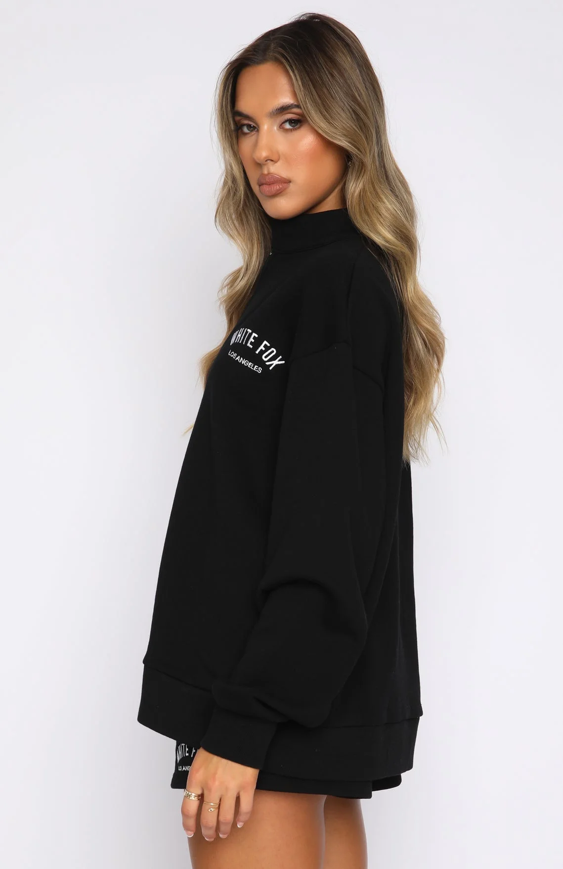 The Highest Demand Zip Front Sweater Black The Highest Demand Zip Front Sweater Black