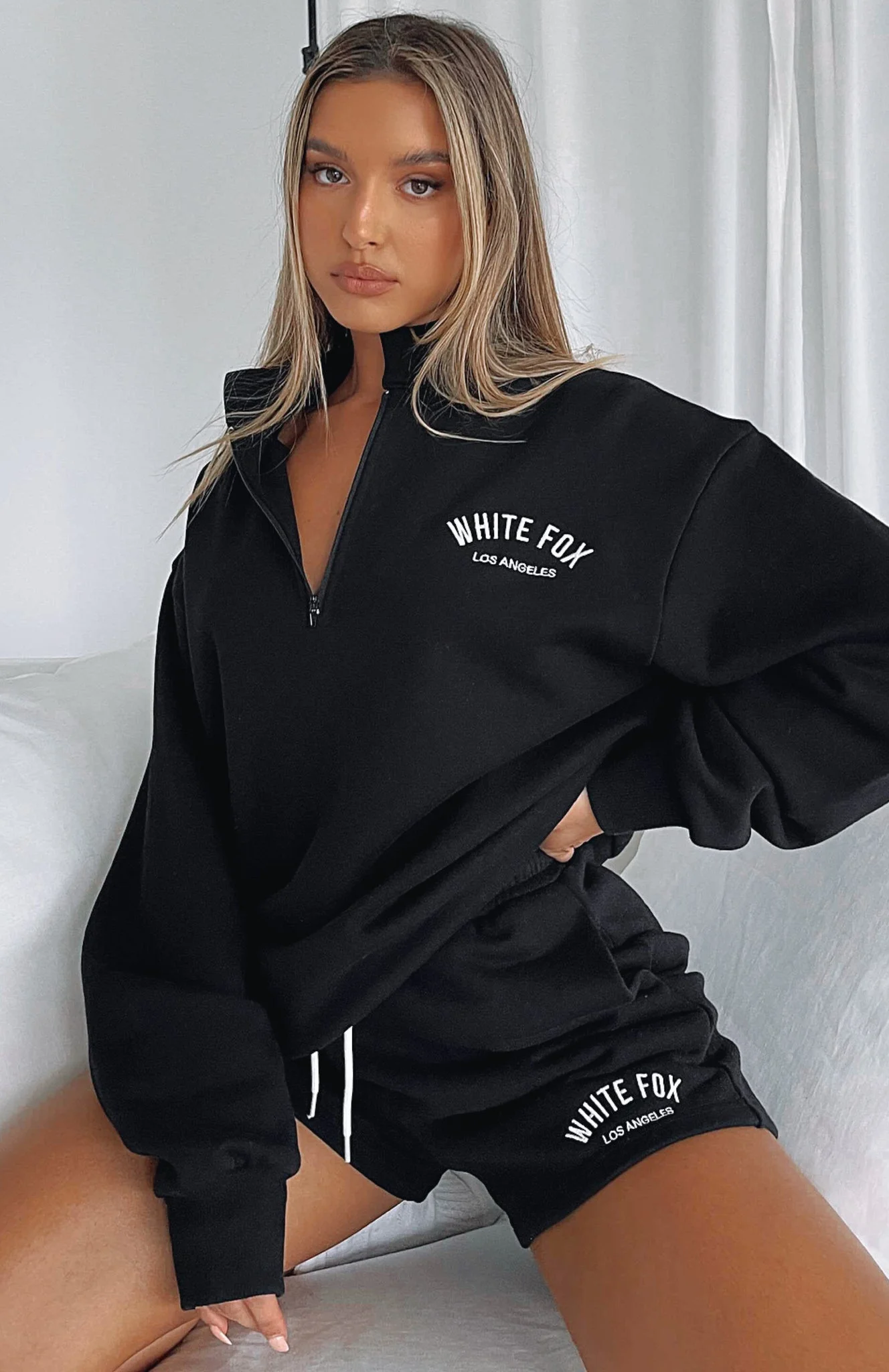 The Highest Demand Zip Front Sweater Black The Highest Demand Zip Front Sweater Black