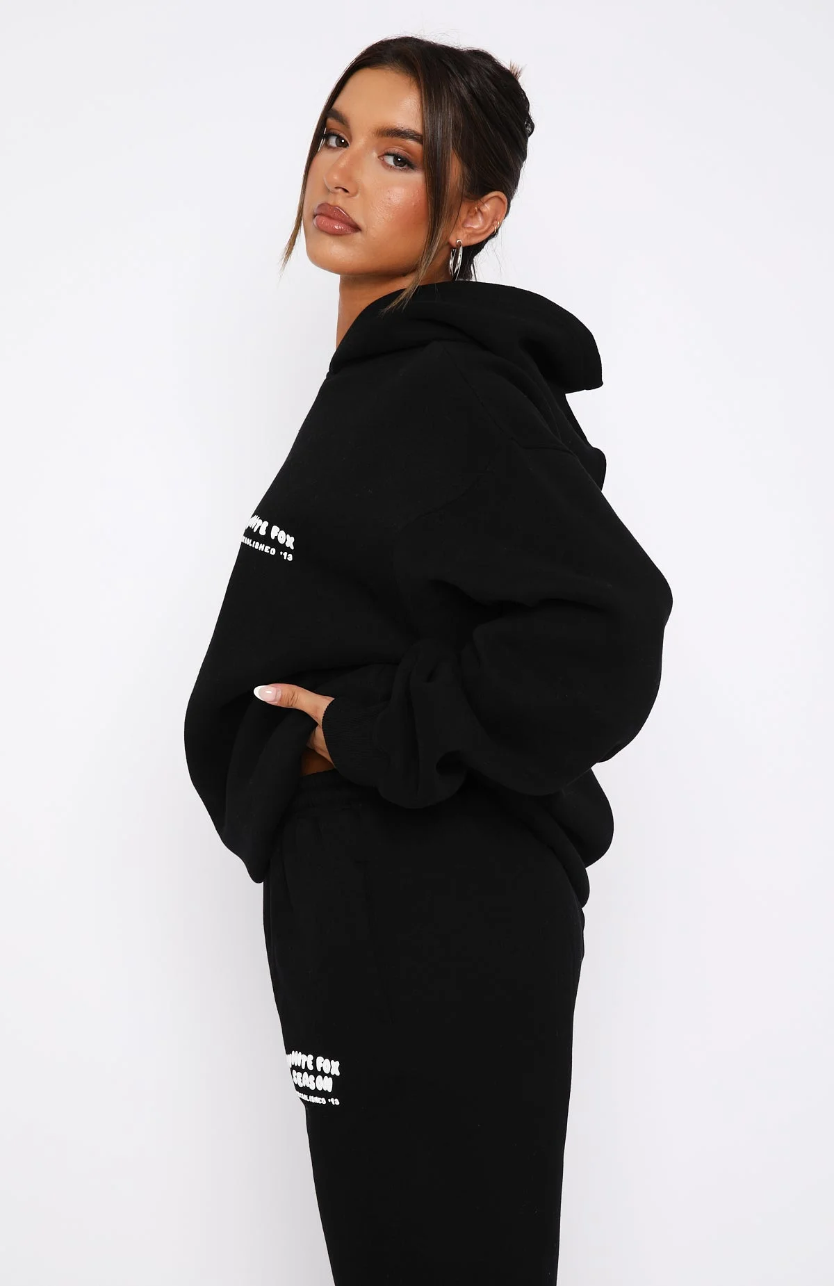 The Main Season Oversized Hoodie Black The Main Season Oversized Hoodie Black
