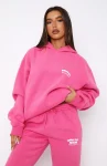 The Main Season Oversized Hoodie Hot Pink