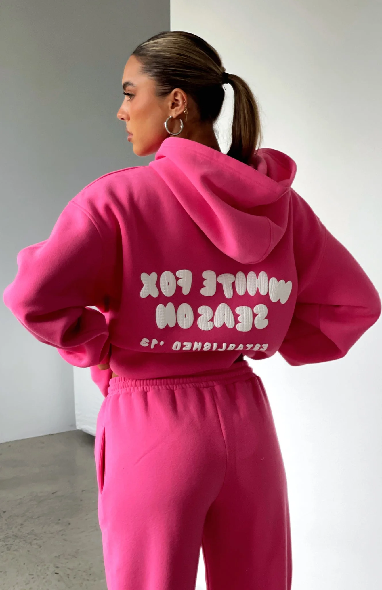 The Main Season Oversized Hoodie Hot Pink The Main Season Oversized Hoodie Hot Pink