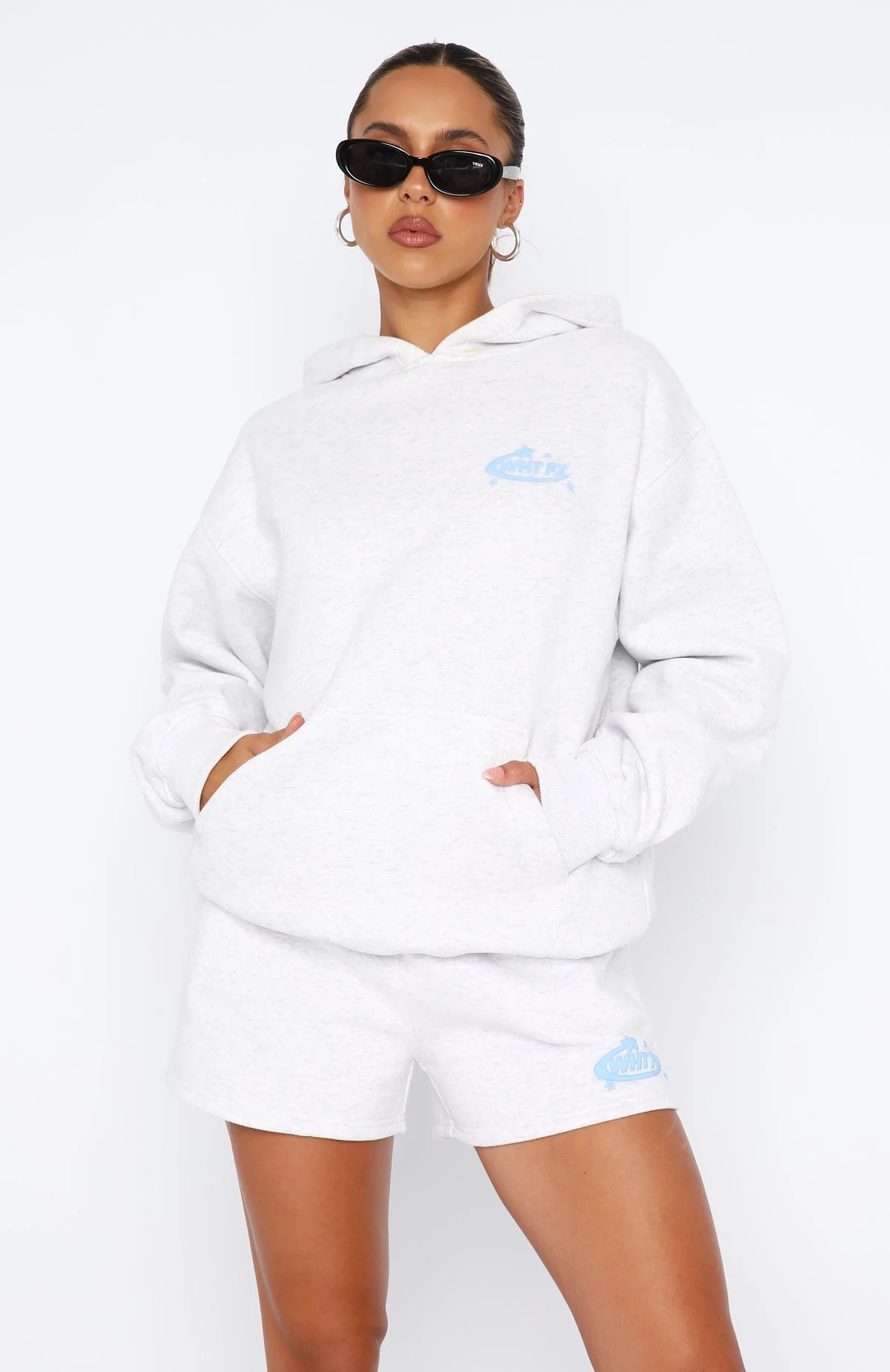 The New Standard Oversized Hoodie Grey Marle The New Standard Oversized Hoodie Grey Marle