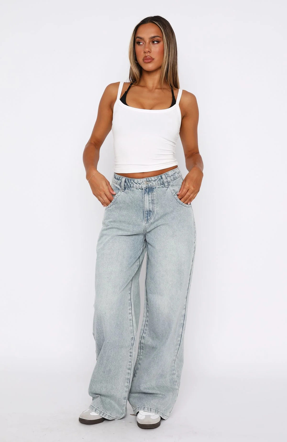 Willow Mid Rise Wide Leg Jeans Light Blue Acid Wash Willow Mid Rise Wide Leg Jeans Light Blue Acid Wash