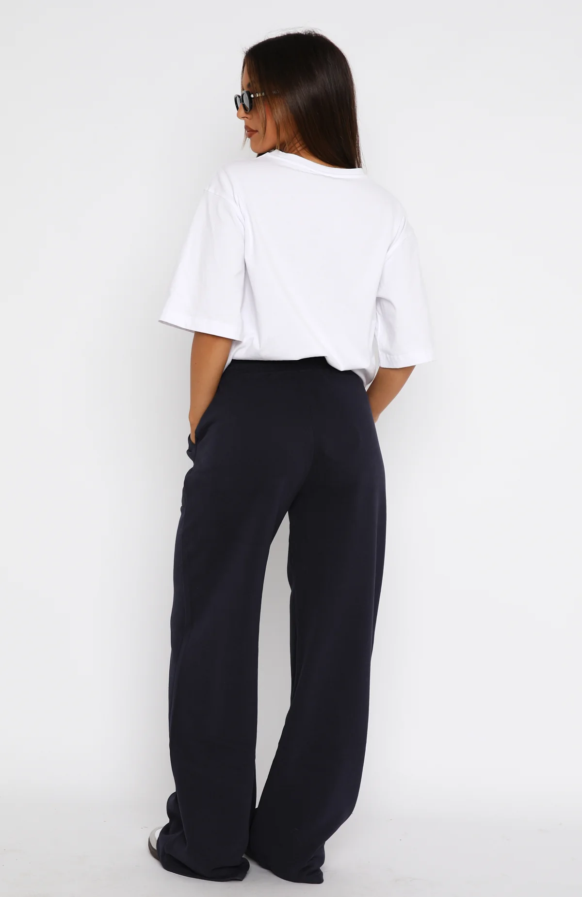 You'd Love It Here Wide Leg Sweatpants Navy You'd Love It Here Wide Leg Sweatpants Navy