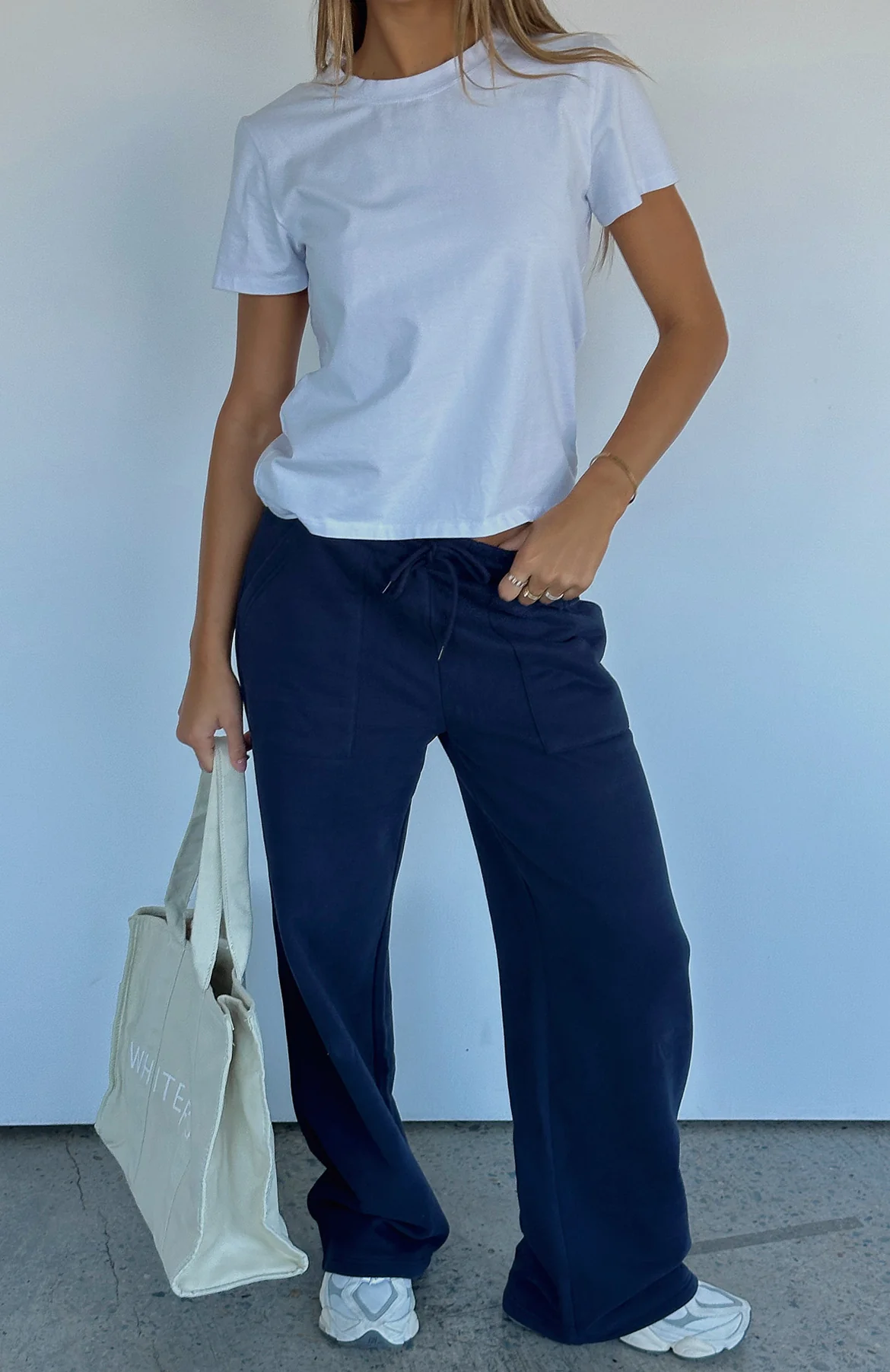 You'd Love It Here Wide Leg Sweatpants Navy You'd Love It Here Wide Leg Sweatpants Navy