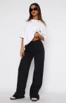 You’d Love It Here Wide Leg Sweatpants Navy