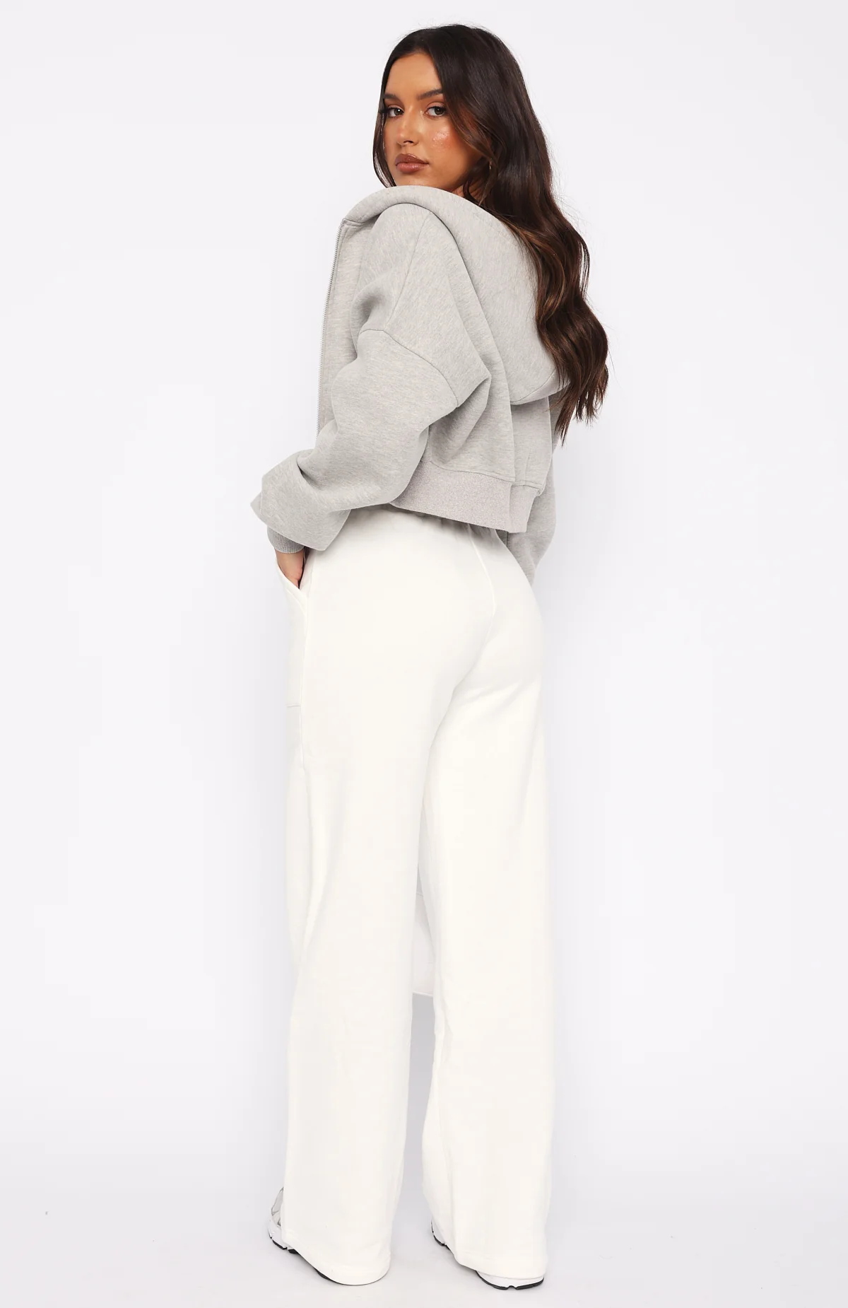 You'd Love It Here Wide Leg Sweatpants White You'd Love It Here Wide Leg Sweatpants White